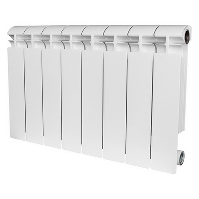 Радиатор отопления Stout Alpha 350 8 секций биметаллический секционный боковое подключение SRB-2310-035008