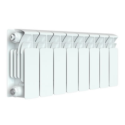 Радиатор отопления Rifar Base 200 8 секций биметаллический секционный боковое подключение rb20008