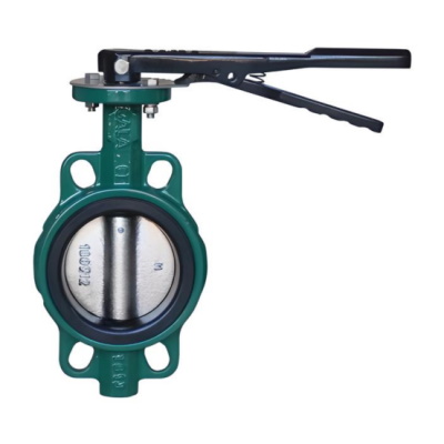 Затвор дисковый поворотный Gala 2302 м/ф Ду 250, Ру 16 чугун/EPDM с рукояткой, WDH2302250LD