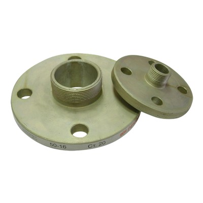 Фланец воротниковый ADL Ду15 Pу16 с резьбовым концевиком ГОСТ 33259 сталь