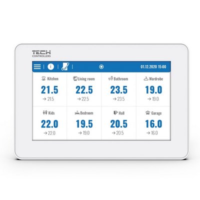 Панель выносная универсальная ST-M-12 белая Tech (Тех) серия 12 «Большой Мастер»