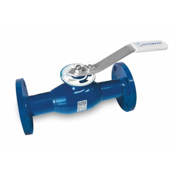 Кран шаровой стандартнопроходной регулирующий Temper 684 Ду 65, Ру 2,5 МПа L=270 мм фланцевый стальной с рукояткой