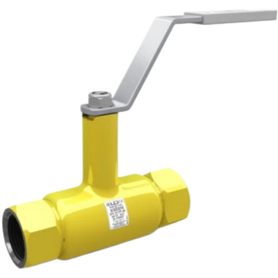 Кран шаровой стандартнопроходной LD КШ.Ц.М.GAS.015.040.Н/П.02 Ду15 Ру40 муфтовый стальной с рукояткой