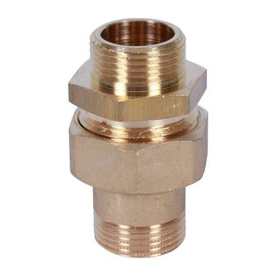 Американка латунная наружная/наружная резьба под конус Stout