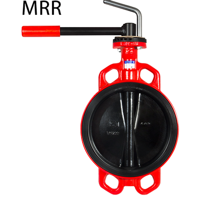 Затвор дисковый поворотный ADL Гранвэл ЗПСС м/ф Ду150 Ру25 чугунный с рукояткой, FLN(w)-5-150-MRR-E