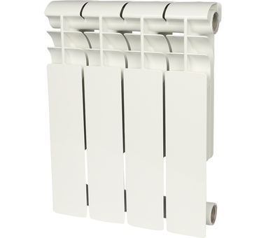 Радиатор отопления Rommer (Роммер) PROFI BM 350 4 секции биметаллический секционный боковое подключение RBM-1210-035004