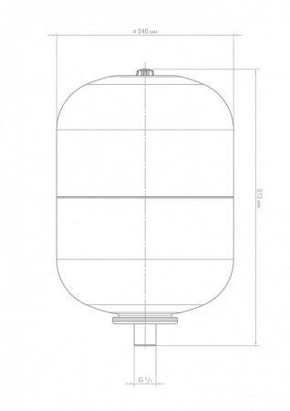 Бак расширительный для отопления Джилекс 14 л. 7815
