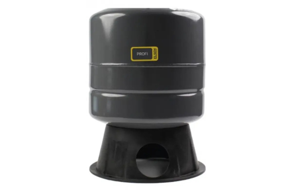 Бак расширительный мембранный универсальный 50 л серый вертикальный На ножках Elsen Profi (CM) EMV02.50L