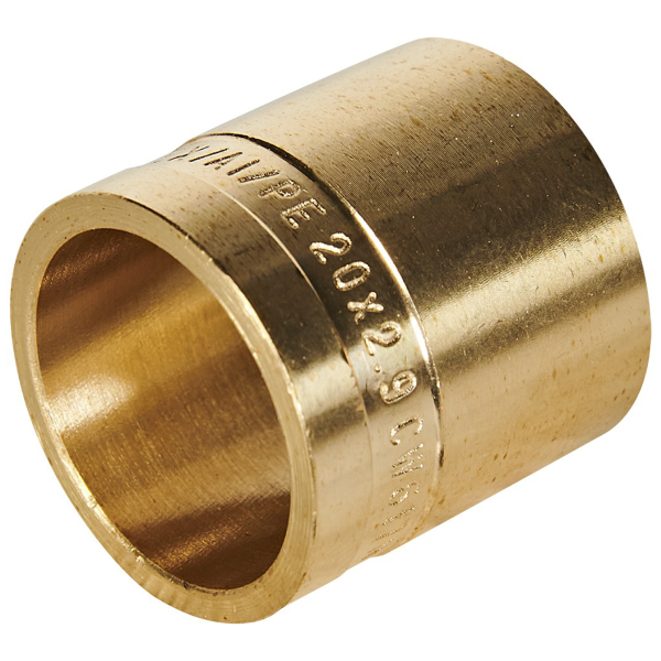 Монтажная гильза для труб из сшитого полиэтилена Rommer латунь