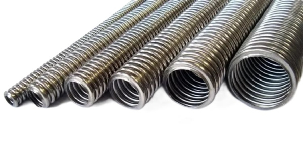 Труба гофрированная из нержавеющей стали Lavita неотожжённая (цена за 1м)