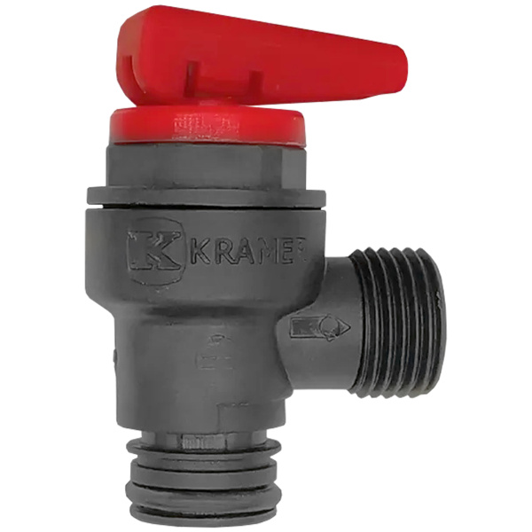 Предохранительный клапан 3 бар Kramer для котлов Protherm, Vaillant пластик (0020047005,0020014173, 178985), ORK01-3