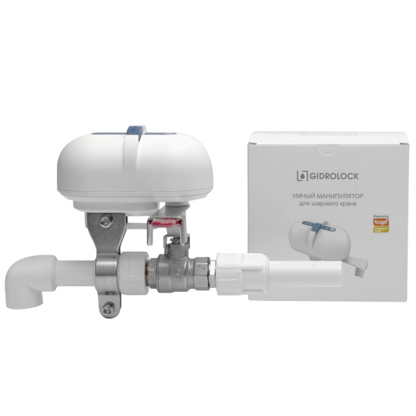 Умный манипулятор шарового крана Gidrolock SCW1 Wi-Fi 81102020