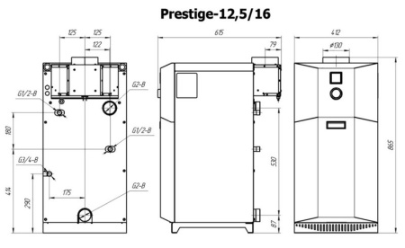 Котёл газовый Лемакс Prestige-16 150239