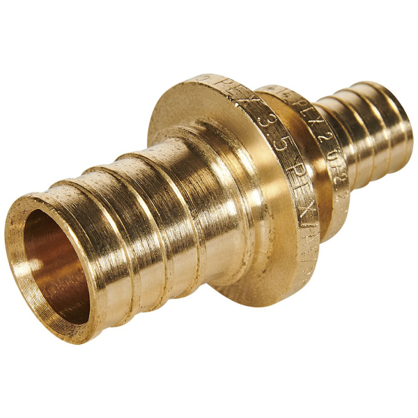 Муфта соединительная переходная для труб из сшитого полиэтилена Rommer латунь