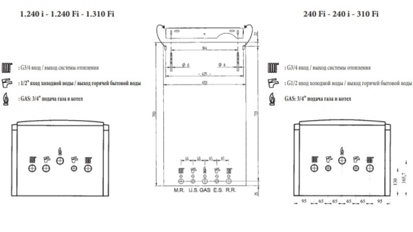 Котёл газовый Baxi Luna 3 Comfort 310 Fi CSE45631358-