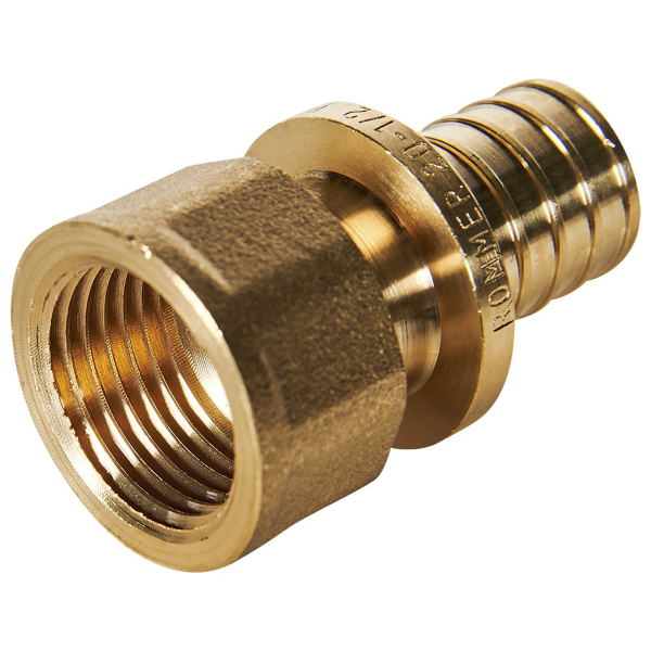 Переходник с внутренней резьбой для труб из сшитого полиэтилена  Rommer латунь