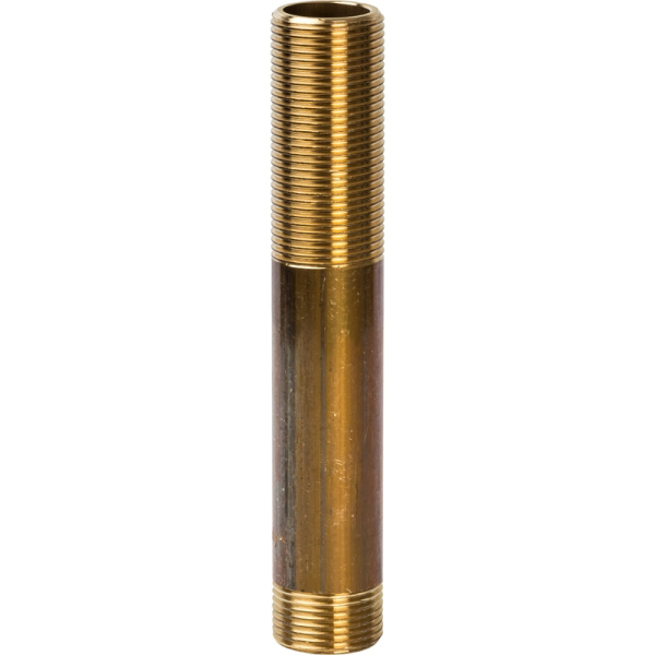 Сгон латунный наружная резьба Stout