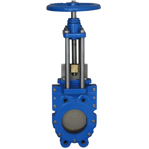 Затвор шиберный двусторонний Abra-KV-01-500-10 Ду 500, Ру 0,4 МПа штурвал, невыдв.шток, Чугун