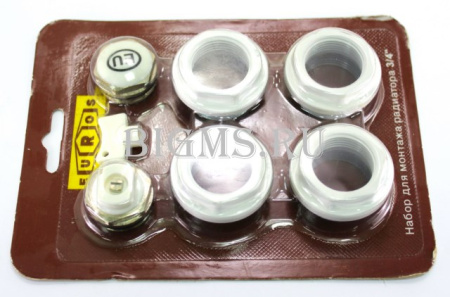 Комплект пробок 7 шт. (без кронштейнов) 3/4"