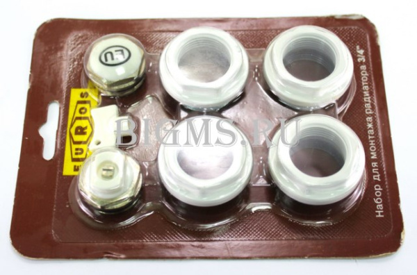 Комплект пробок без кронштейнов 1/2" 7 шт, 10-012