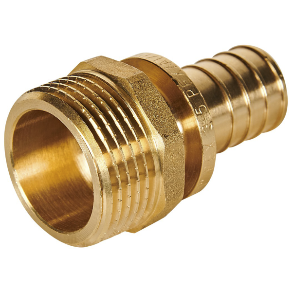 Переходник с наружной резьбой для труб из сшитого полиэтилена  Rommer латунь