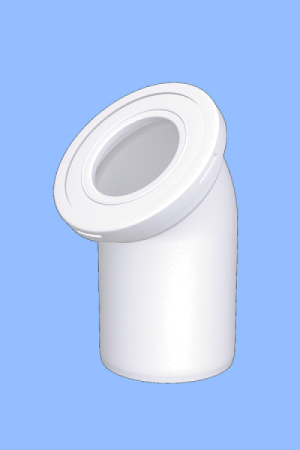 Труба фановая Ø110х45° АНИ пласт W4220