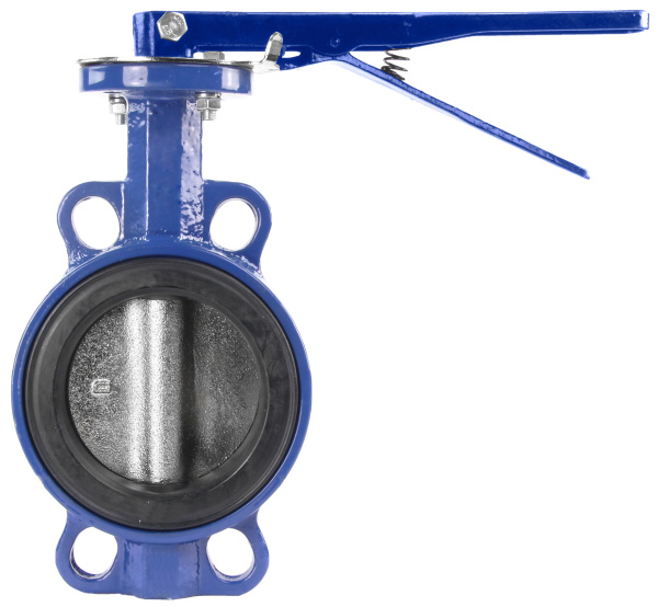 Затвор диск. повор. межфланц. Abra-BUV-VF826D300H Ду 300, Ру 1,6 МПа с рукояткой Чугун