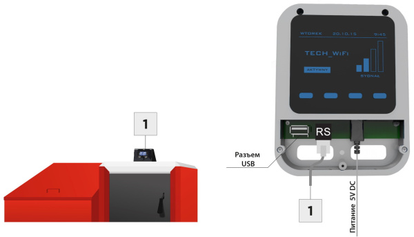 Интернет-модуль Tech (Тех) Wi-Fi RS ST-5060N «Большой Мастер»