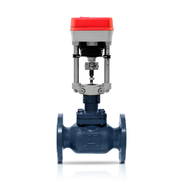 Клапан регулирующий КПСР серия 100 2.17-50-25-1.4001-СЧ-1,6-1-150-У с электроприводом Катрабел TW500-XD220-S.12