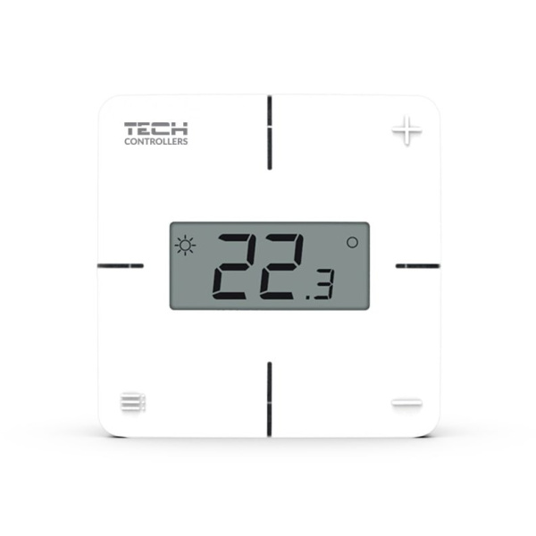Терморегулятор с RS ПРОВОДНОЙ двухпоз. ST-R-X програм. Tech (Тех) серия X/12 встр. датчик «Большой Мастер»