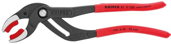 Клещи трубные захватные Ø10-75 мм., KNIPEX