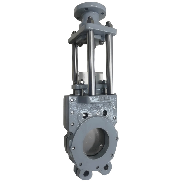Затвор шиберный Abra-KV-03-200-16 Ду 200, Ру 1,6 МПа с ISO фланцем под привод, выдвижной шток, Чугун