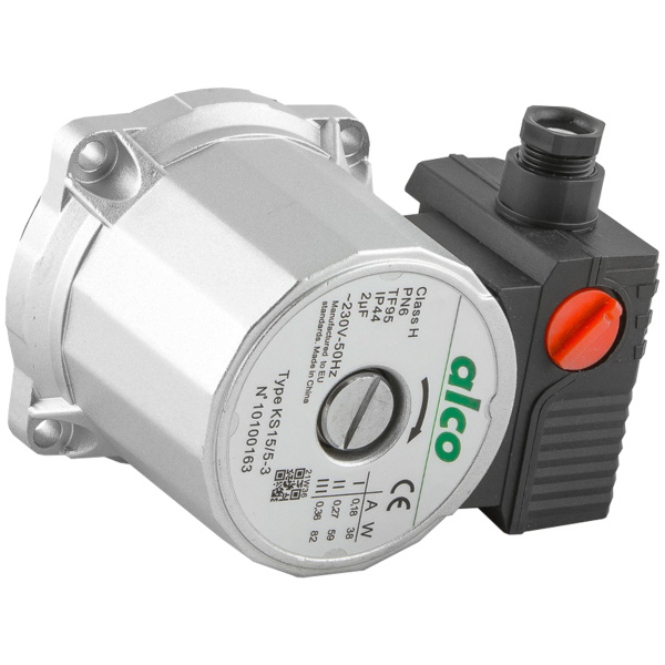 Двигатель насоса Alco (аналог Wilo KSL 15/5-3C, по часовой стрелке) 82 Вт EU, ALCO01