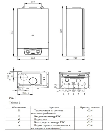Котёл газовый Mizudo M15Т MZGB1502TM
