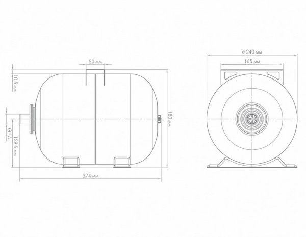 Гидроаккумулятор для водоснабжения Джилекс ГП 14 л, 7015