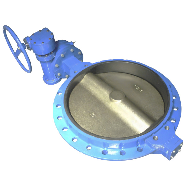 Затвор диск. повор. межфланц. Abra-BUV-VF826D700G Ду 700, Ру 1,0 МПа с редуктором Чугун