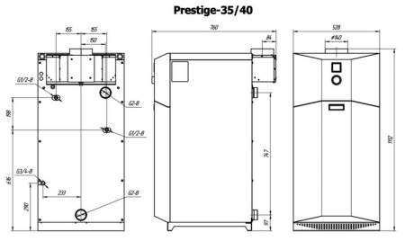 Котёл газовый Лемакс Prestige-40 152498