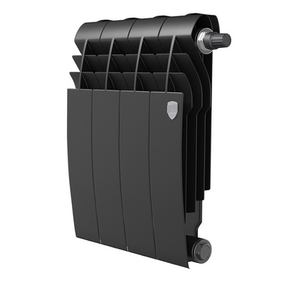 Радиатор Royal Thermo BiLiner 350 Noir Sable VDR, 4 секции — фото