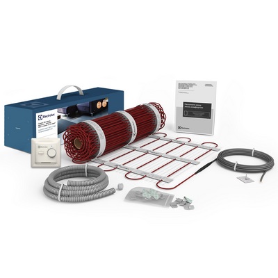 Мат нагревательный EASY FIX MAT EEFM 2-180-2 (самоклеящийся) с терморегулятором Electrolux, НС-1432019 — фото