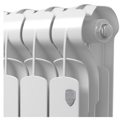 Радиаторы Royal Thermo Indigo 500 2.0 алюминиевые, секционные, белые боковое подключение — фото