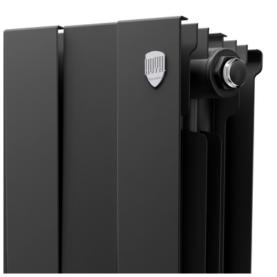 Радиаторы Royal Thermo PianoForte 500 Noir Sable биметаллические, чёрные боковое подключение — фото