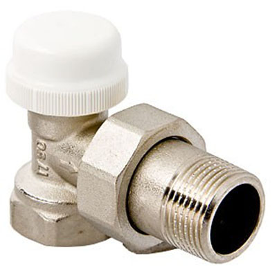 Кран для радиатора термостатический УГЛОВОЙ 1/2" Valtec VT.031.N.04 — фото