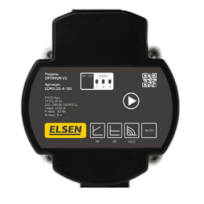 Насос циркуляционный для отопления Elsen ECP01.20-6-130