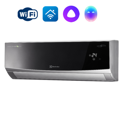Кондиционер настенный (сплит-система) Electrolux Air Gate 2 Super DC Inverter EACS/I-18HG-BLACK2/N8 чёрный глянец — фото