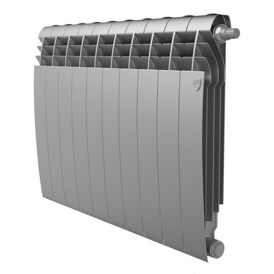 Радиатор Royal Thermo BiLiner 500 Silver Satin VDR 10 секций — фото