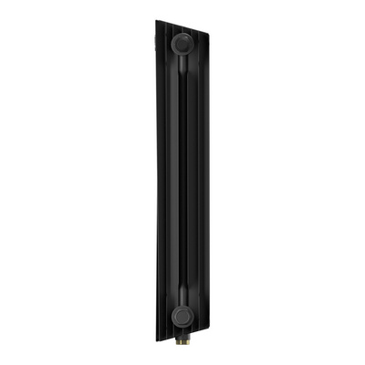 Радиаторы Royal Thermo PianoForte 500 Noir Sable VDR биметаллические, чёрные нижнее правое подключение — фото