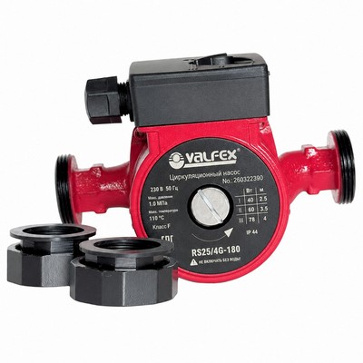 Насос циркуляционный для отопления Valfex VCP 25-40G 180 мм RS25/4G-180 — фото