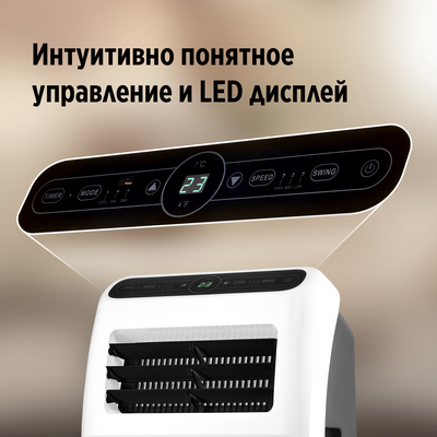 Кондиционер мобильный Ballu Aura BPAC-12 CP/N1_24Y — фото