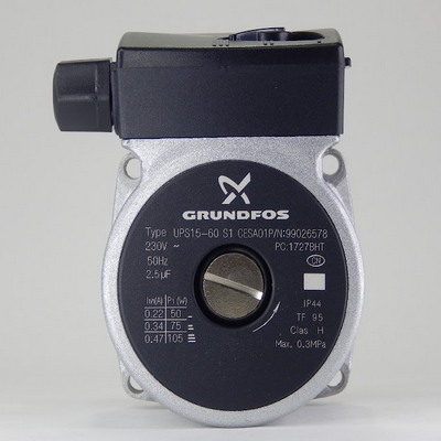 Двигатель циркуляционного насоса Grundfos UPS 15-60 (против часовой стрелки) (87186857510-2, 87167624850-2, 39822120-2, 87172043480-2, 87161431160-2, 7826457, 39820900-2, 2070697, 0020025205-2), UPS15-60 — фото
