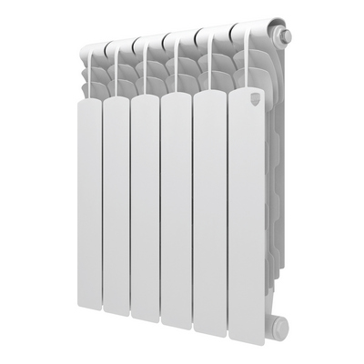 Радиаторы Royal Thermo Revolution Bimetall 500 2.0 биметаллические, белые боковое подключение — фото